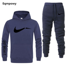 Load image into Gallery viewer, Men's Tracksuit 2 sets of new fashion jacket sportswear men's sweatpants hoodies spring and autumn men's brand hoodies pants